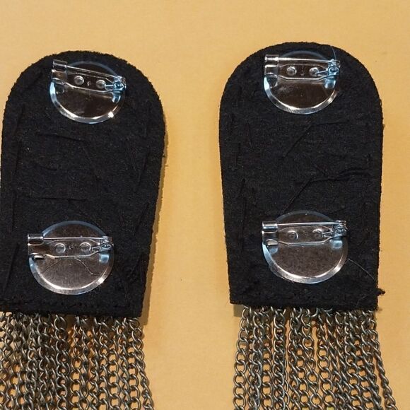 Unisex Pair of Epaulettes for your "Steampunk Vibe that is so fashionable now. - Picture 2 of 6